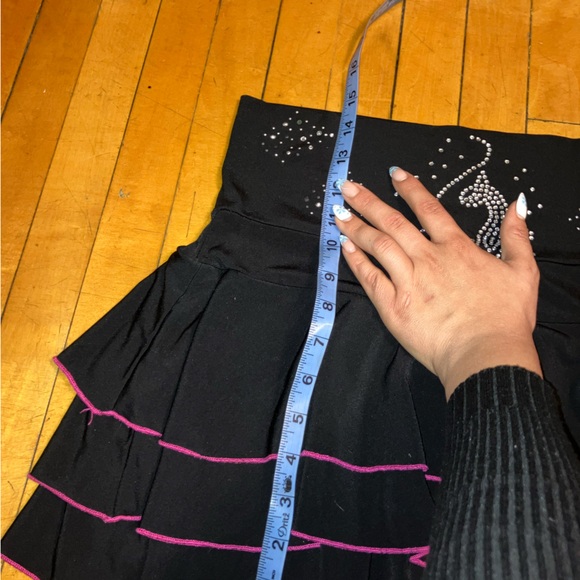 Rhinestoned baby fat design mini skirt - Picture 5 of 8